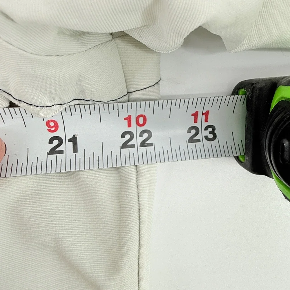 Crew Clothing Co GBR07 Jacket Mens Size M‎ White Full Zip Outerwear